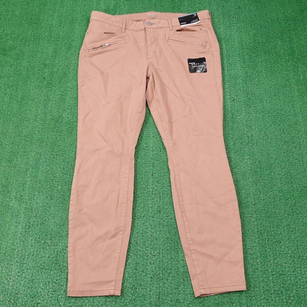 NEW! A.n.a A‎ New Approach Jegging Pants 16 Pink Mid Rise Super Soft Stretch
